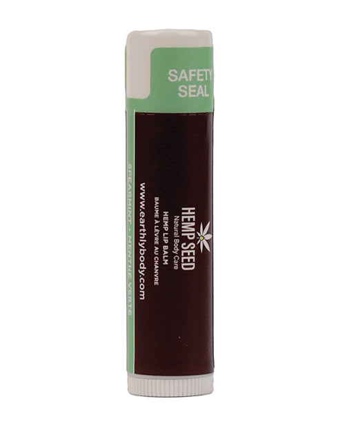 Baume à lèvres au chanvre Earthly Body - Menthe verte