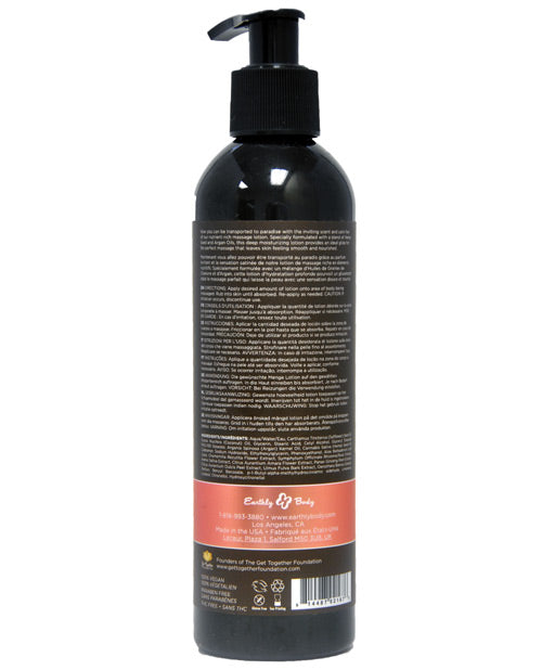 Loción de Masaje con Semillas de Cáñamo Earthly Body - 8 oz Isle of You