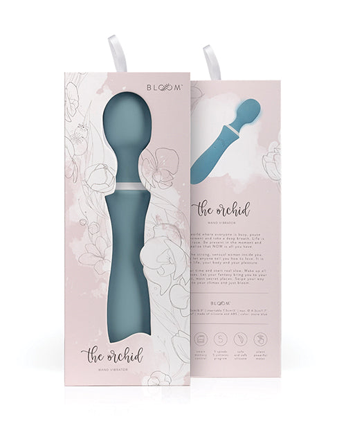 Bloom Vibrador de Varita Orquídea - Verde Azulado