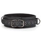 Easy Toys Ensemble Fétiche avec Collier, Menottes de Cheville et de Poignet - Noir