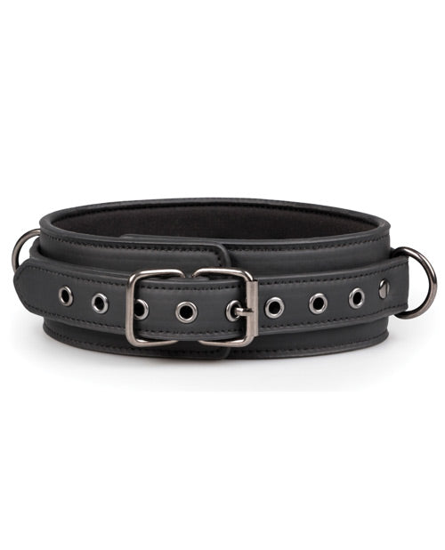 Easy Toys Ensemble Fétiche avec Collier, Menottes de Cheville et de Poignet - Noir