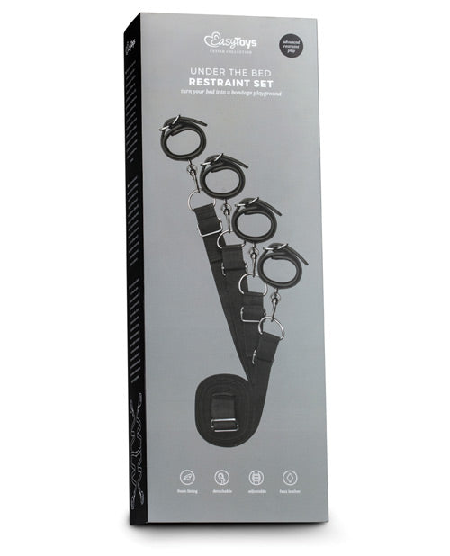 Juego de ataduras Easy Toys para debajo del colchón - Negro