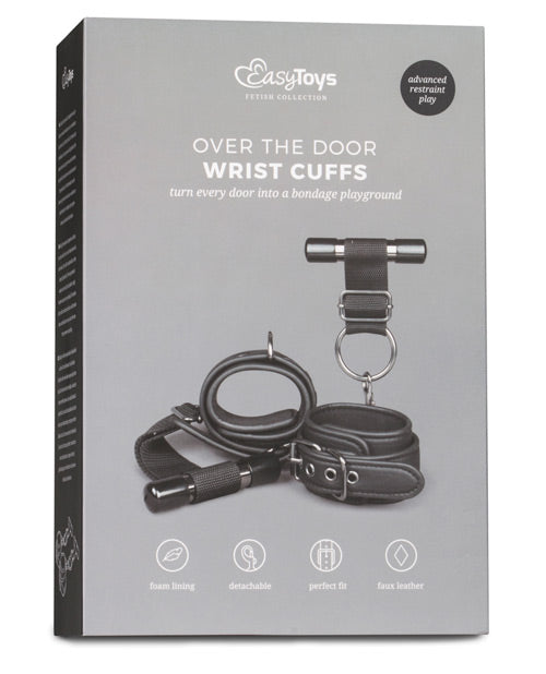 Esposas de muñeca Easy Toys para colgar en la puerta - Negro