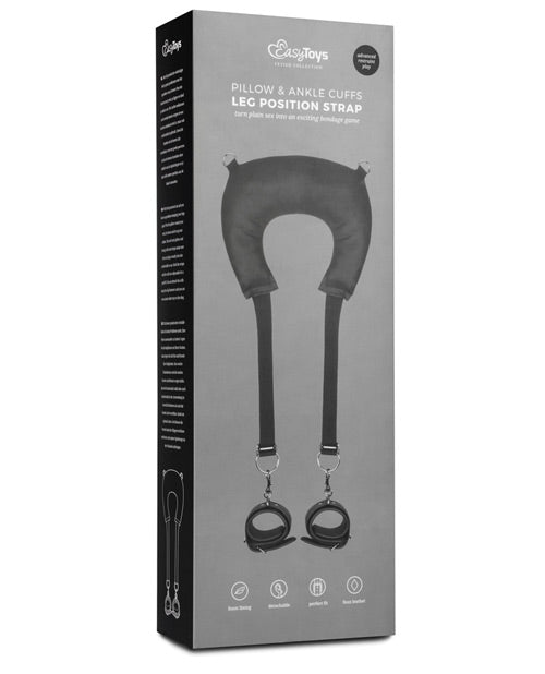 Sangle de positionnement Easy Toys pour oreiller et entraves de cheville – Noir