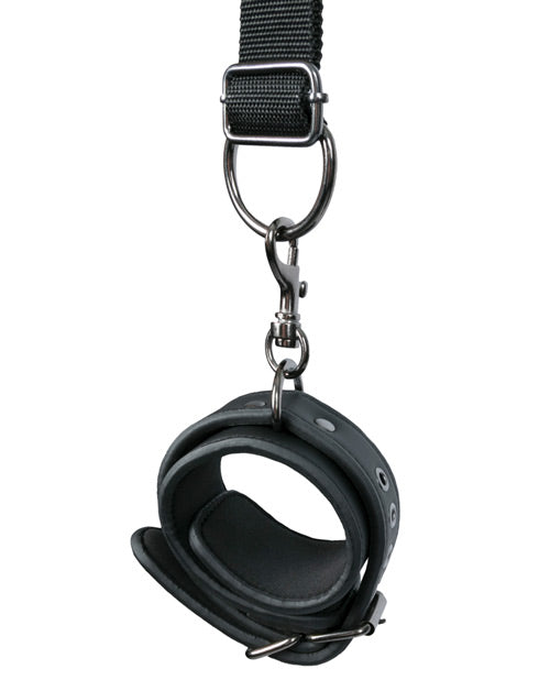 Easy Toys Correa de Posicionamiento para Piernas con Almohada y Tobilleras - Negra
