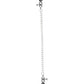 Pinzas de pezón Easy Toys con cadena - Plateado