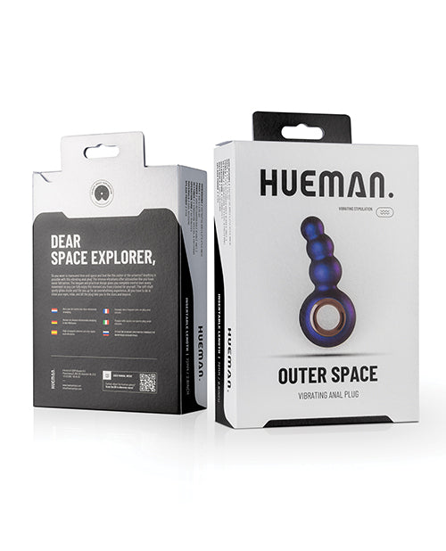 Tapón Anal Vibrador Espacial Hueman - Morado