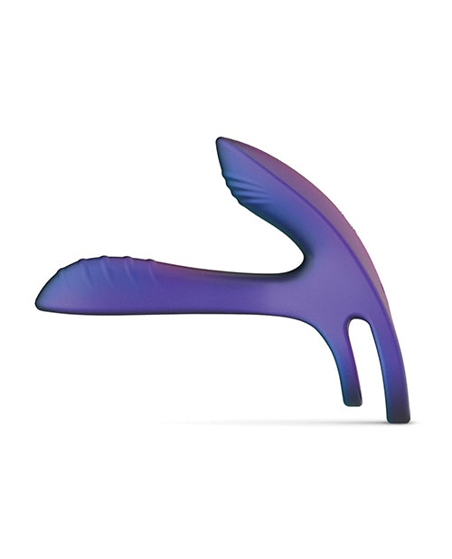 Anillo vibrador para el pene Hueman Infinity Ignite - Morado