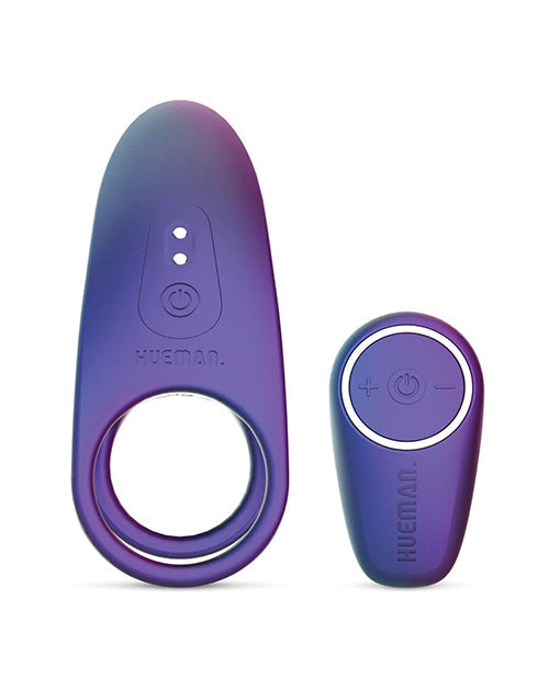 Anillo vibrador para el pene Hueman Infinity Ignite - Morado
