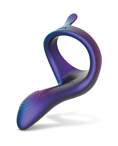Anneau pénien solaire Hueman avec vibreur périnéal – Violet