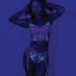 Haut de soutien-gorge corset à armatures avec porte-jarretelles et string corail, taille M