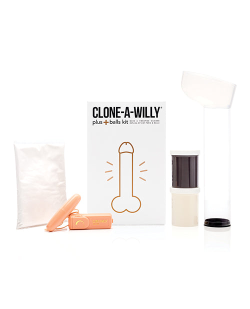 Kit para clonar un pene y testículos - Tono de piel oscuro