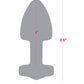 Gemsations 2" Plug Anal Métal Débutant Bling Bling - Or Rose