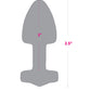 Gemsations 2" Plug Anal Métallique Bling Bling pour Débutants Or Rose