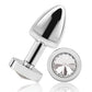 Gemsations 2" Beginners Bling Bling Metal Anal Plug - Plateado