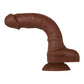 Evolved Real Supple Silicone Articulé Sombre 20,95 cm