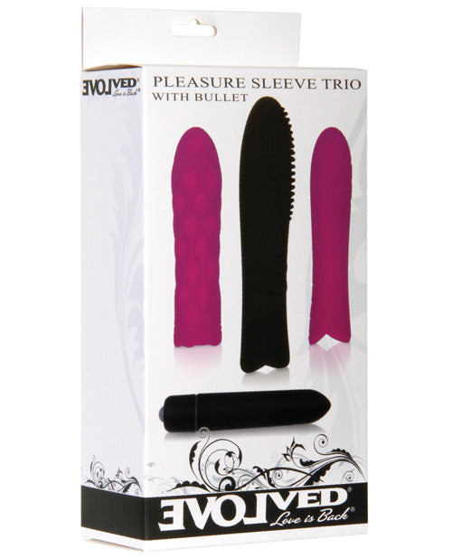 Trio de manches de plaisir évoluées avec vibromasseur