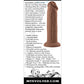 Dildo grande y vibrador de 7" Evolved | Dildo vibrador grueso | Dildo oscuro con ventosa | Dildo realista