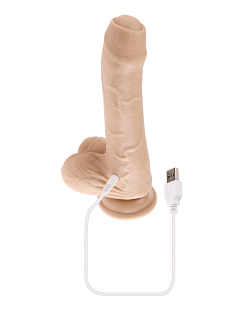 Dildo Vibrador "Peek A Boo" Evolucionado - Marfil