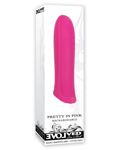 Vibreur rechargeable Pretty In Pink Evolved - Rose
