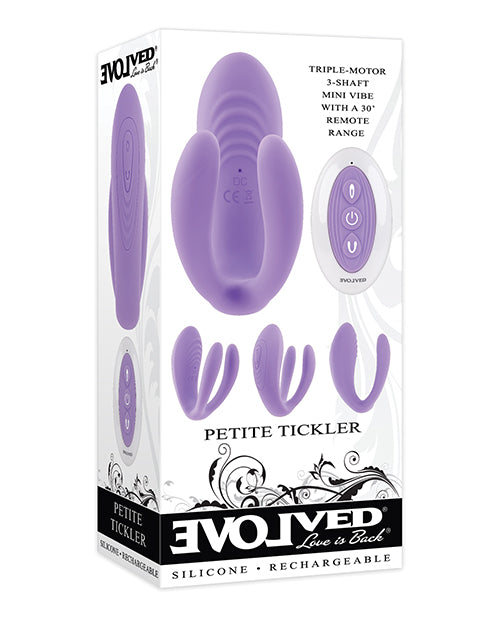 Minivibrador cosquilleador Evolution Petite con mando a distancia - Morado