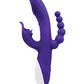 Vibromasseur triple stimulation Lick Me Evolved - Violet