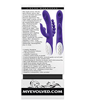 Vibromasseur triple stimulation Lick Me Evolved - Violet