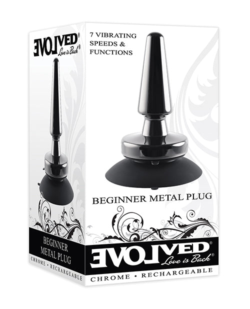 Bouchon Métal Rechargeable Vibrant Évolué pour Débutants - Noir