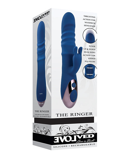 Vibrador Punto G Evolucionado | Vibrador Recargable de Empuje | Vibrador de Conejo Ringer | Mejor Vibrador para Mujeres