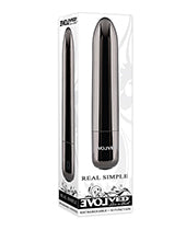 Evolved Real Simple Recargable Bala - Cromo Negro