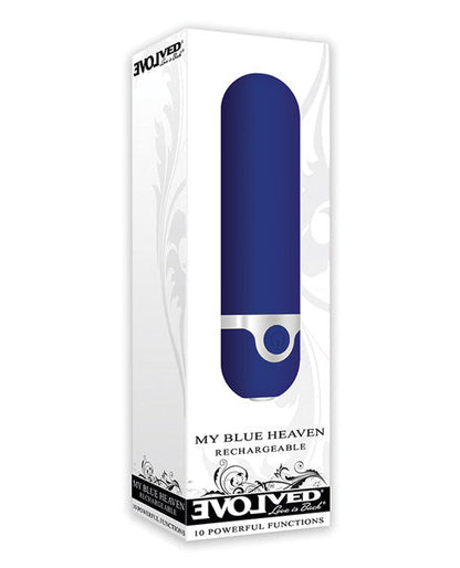 Vibrador Bullet Evolved | Vibrador Pequeño My Blue Heaven | Vibrador Recargable de 10 Velocidades | Mejor Vibrador para Mujeres