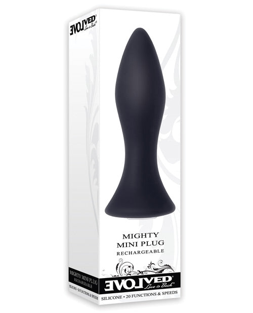 Mini plug anal évolué - Noir