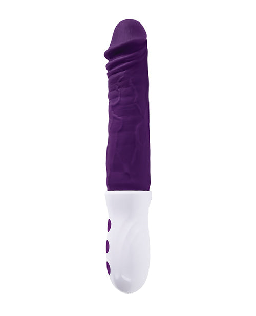 Vibromasseur Pénétrant Évolué Prune | Vibromasseur Réaliste à Vibrations Profondes | Texturé Violet | Meilleur Vibromasseur pour Femmes