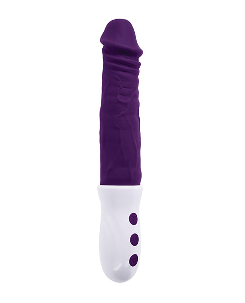 Vibromasseur Pénétrant Évolué Prune | Vibromasseur Réaliste à Vibrations Profondes | Texturé Violet | Meilleur Vibromasseur pour Femmes