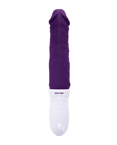 Vibromasseur Pénétrant Évolué Prune | Vibromasseur Réaliste à Vibrations Profondes | Texturé Violet | Meilleur Vibromasseur pour Femmes