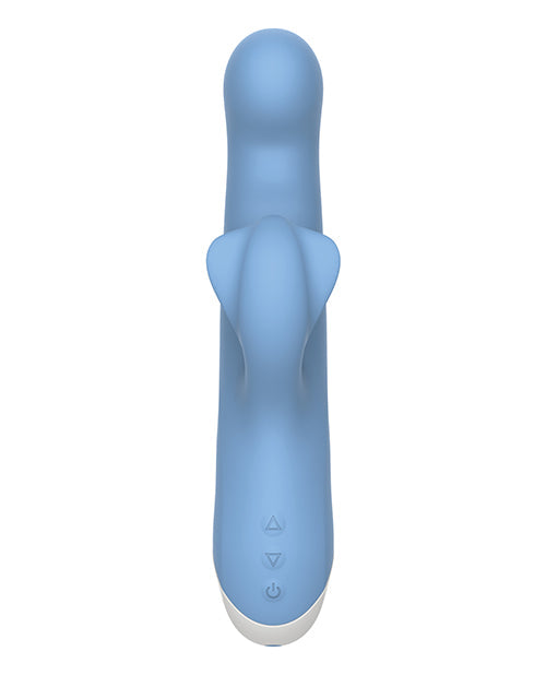 Vibrador propulsor evolucionado con golpes | Vibrador recargable de doble estimulación del punto G en color azul | El mejor vibrador para mujeres