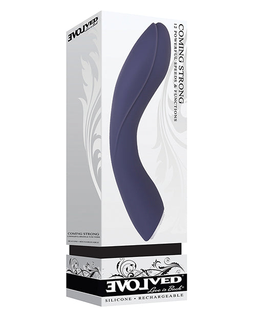 Vibromasseur Evolved Coming Strong - Bleu