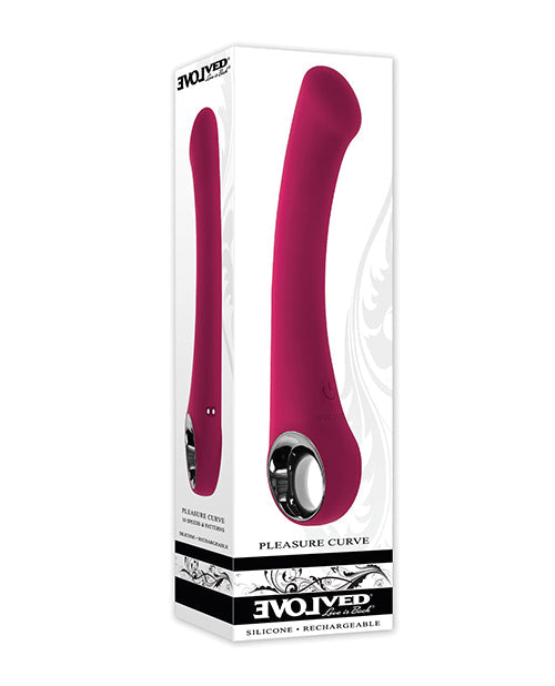 Vibrador Punto G Curva de Placer Evolucionada - Borgoña