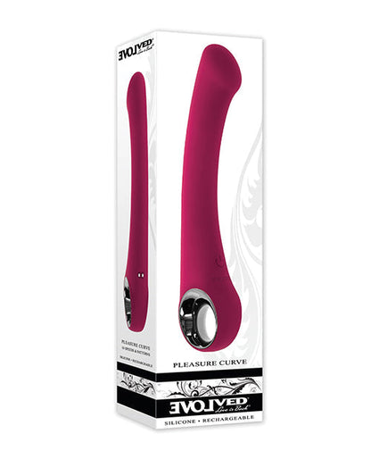 Vibrador Punto G Curva de Placer Evolucionada - Borgoña