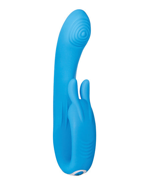 Lapin Double Stimulation Rechargeable Evolved Sea Breeze - Bleu