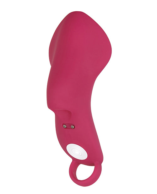 Bala Recargable Frisky Finger Evolucionada - Borgoña