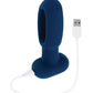 Evolved Le Clitoriseur et Vibromasseur Télécommandé Flapper - Bleu