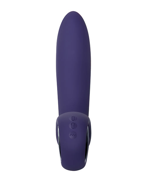 Vibrador recargable inflable Evolved G - Morado