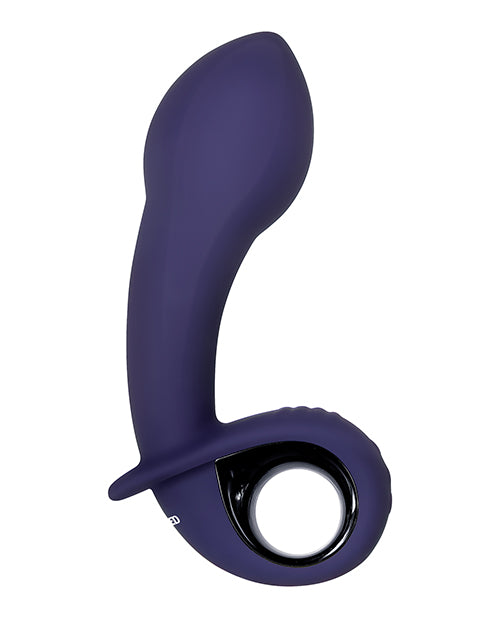 Vibrador recargable inflable Evolved G - Morado