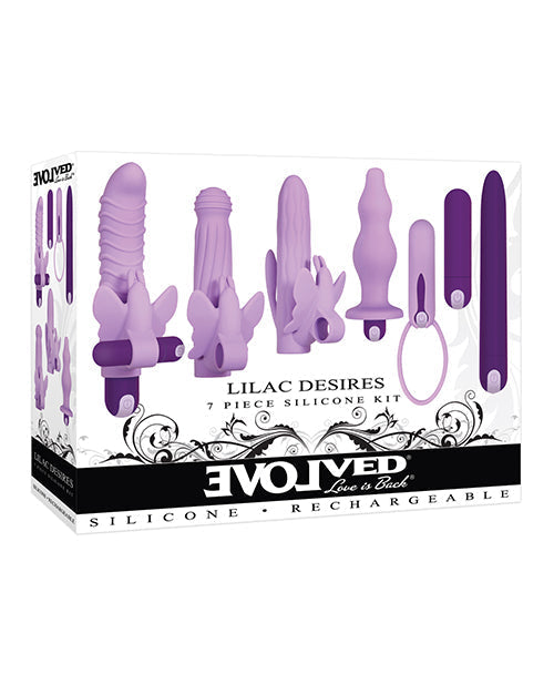 Vibreur Point G Évolué | Kit Lilac Desires 7 pièces | Vibreur Violet | Plug Anal Balle Vibrante 10 Vitesses