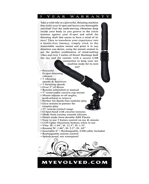 Propulseur G-Force évolué - Noir