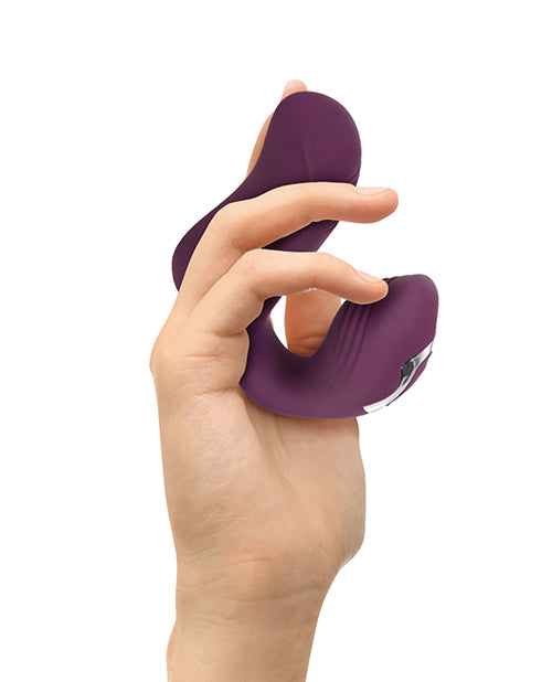 Vibrador de dedo evolucionado | Vibrador de clítoris de mano | Vibrador pequeño morado impermeable | El mejor vibrador para mujeres