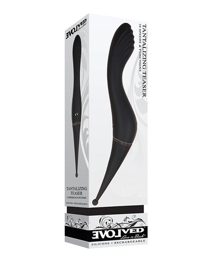 Vibrador doble tantalizador evolucionado - Negro
