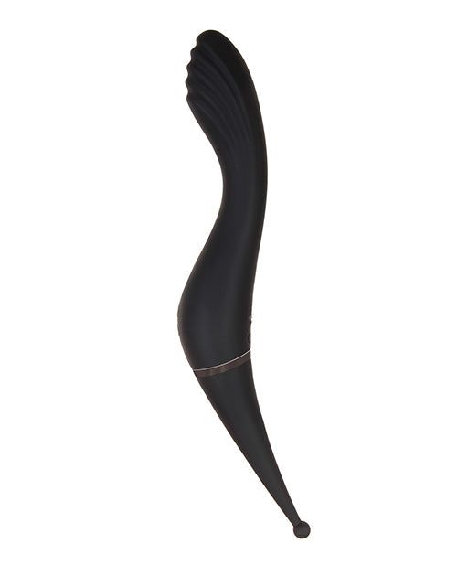 Vibrador doble tantalizador evolucionado - Negro