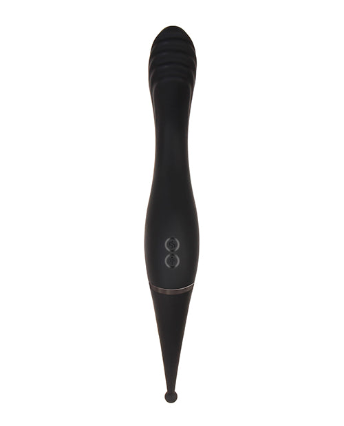 Vibrador doble tantalizador evolucionado - Negro